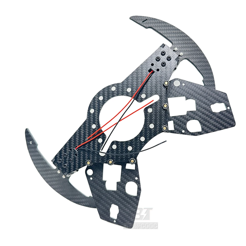 Carbon Fiber Bracket Paddle For Quick Release Base for Honda Civic 8/10 Generation Fit GK5 Car Sports Steering Wheel