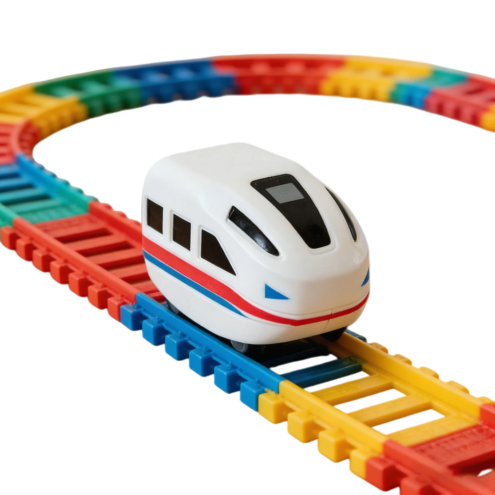 

Electric Magnetic Rechargeable Train Christmas Birthday Gifts Train Railway Track Toys for 3 4 5 6 7 8 Years Old Boys Girls