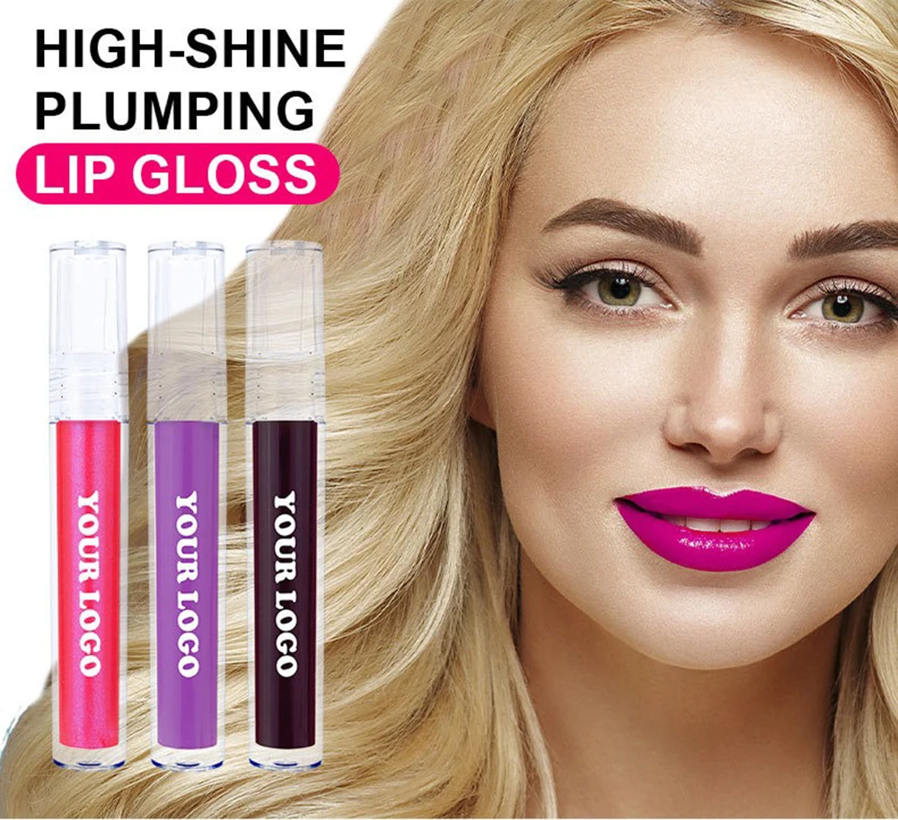 

Private Label 49-color Lipgloss Custom Logo Mirror Water Gloss Lip Glaze Jelly Hydrating Non-stick Pigment Non-fading Makeup
