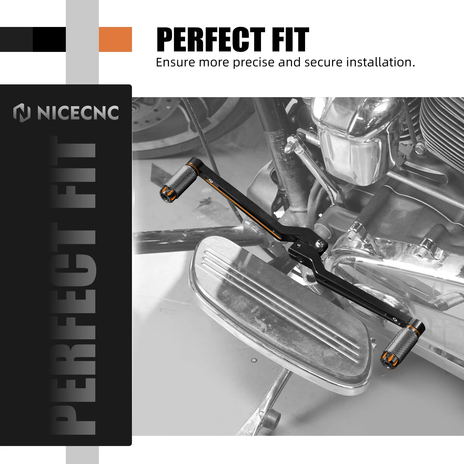 For Harley Fat Boy 114 FLFB Extended Shifter Levers For Harley Road Glide FLTR /X/XS Street Glide FLHX/S Road King FLHR FLHP - Image 6