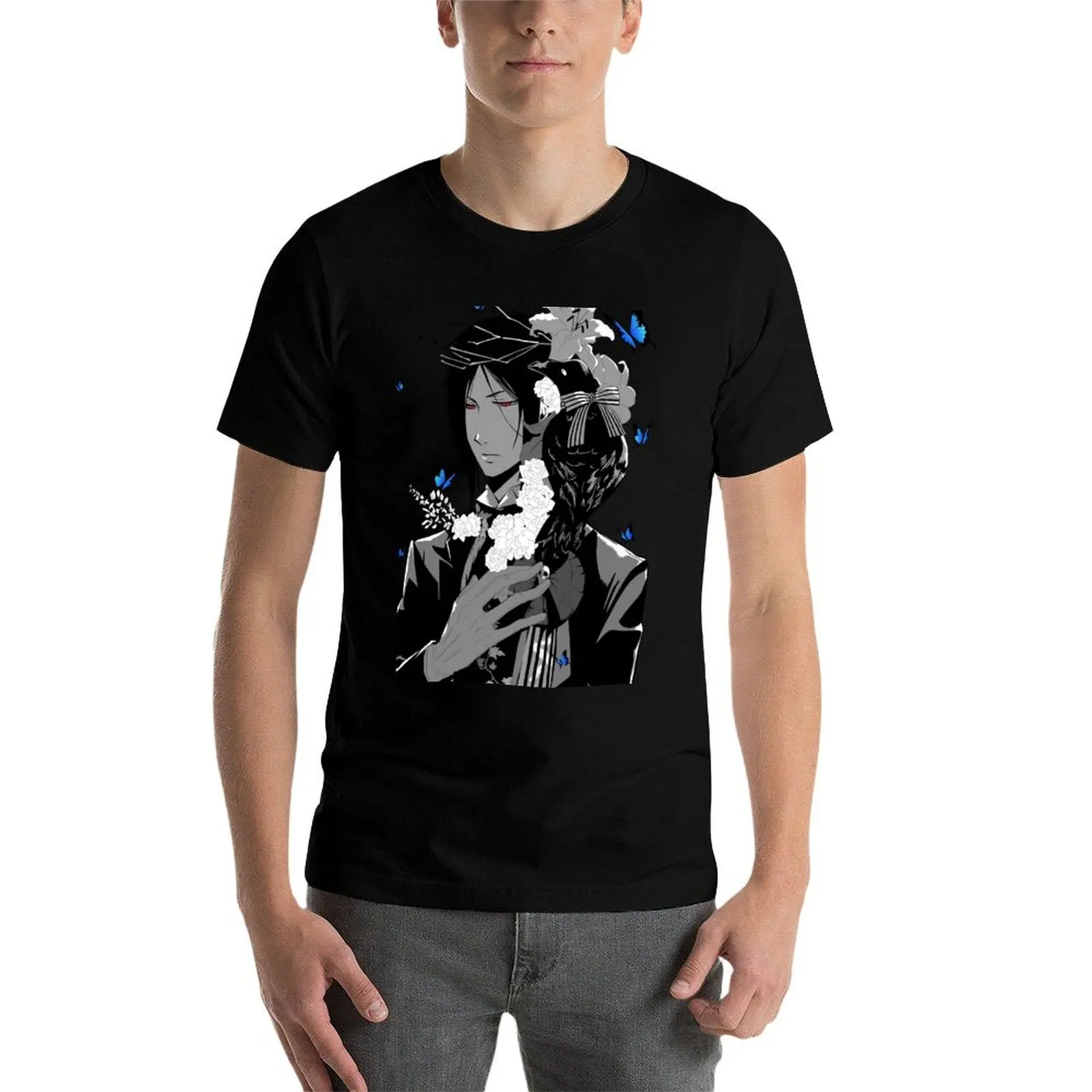 One Hell of A Butler T-Shirt black cotton t-shirt plain for man package mens graphic t shirts man t shirts graphic T-shirt - view 3