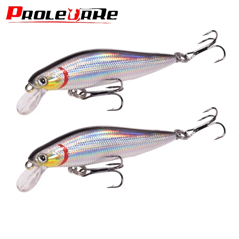 Proleurre Magnetic System Sinking Minnow Wobblers Fishing Lures Plastic Artificial Baits With Hook For Bass Pike Swimbait Tackle