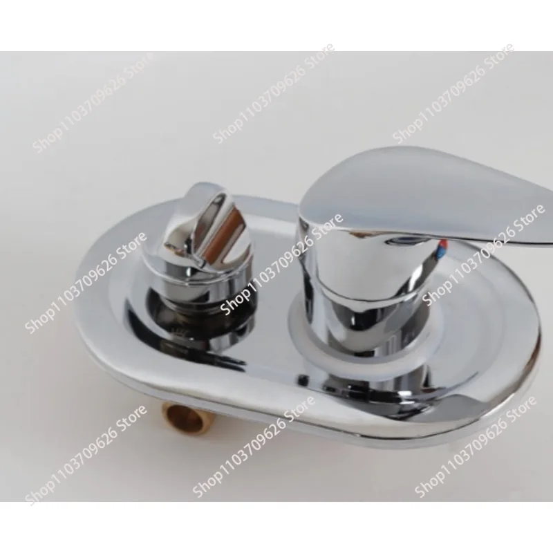 Special for shower room, integral faucet switch mixing valve old-fashioned face cover hot and cold water gear valve accessories