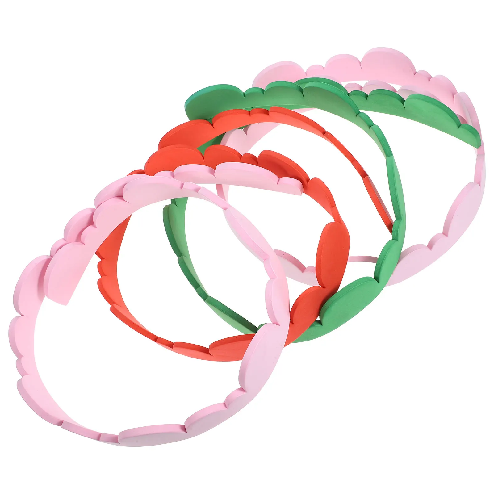 4 قطع من الزهور المزخرفة بالرغوة، حدود لوحة الإعلانات، ديكورات المدرسة، تزيين السبورة #5