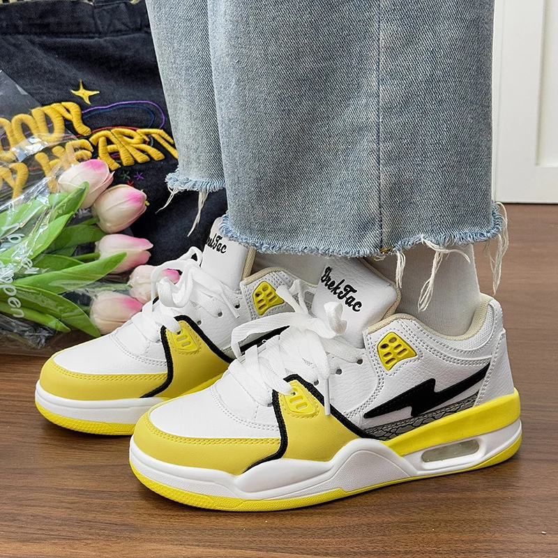 男性と女性のためのストリートプラットフォームスニーカー、快適なスケートボードシューズ、革のカジュアルスポーツシューズ、オリジナルファッション、デザイナー