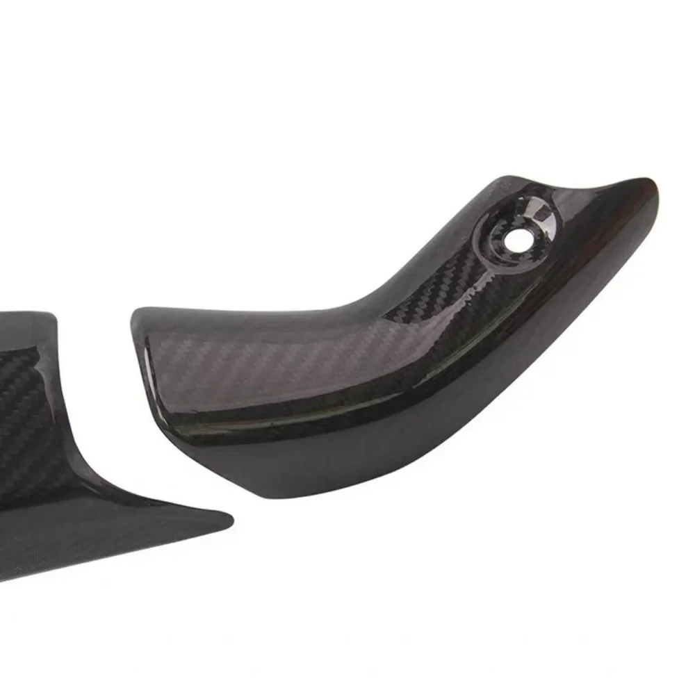 Motorcycle exhaust pipe genuine carbon fiber heat shield cover, heat insulation plate, outer cover accessory shell for XADV750