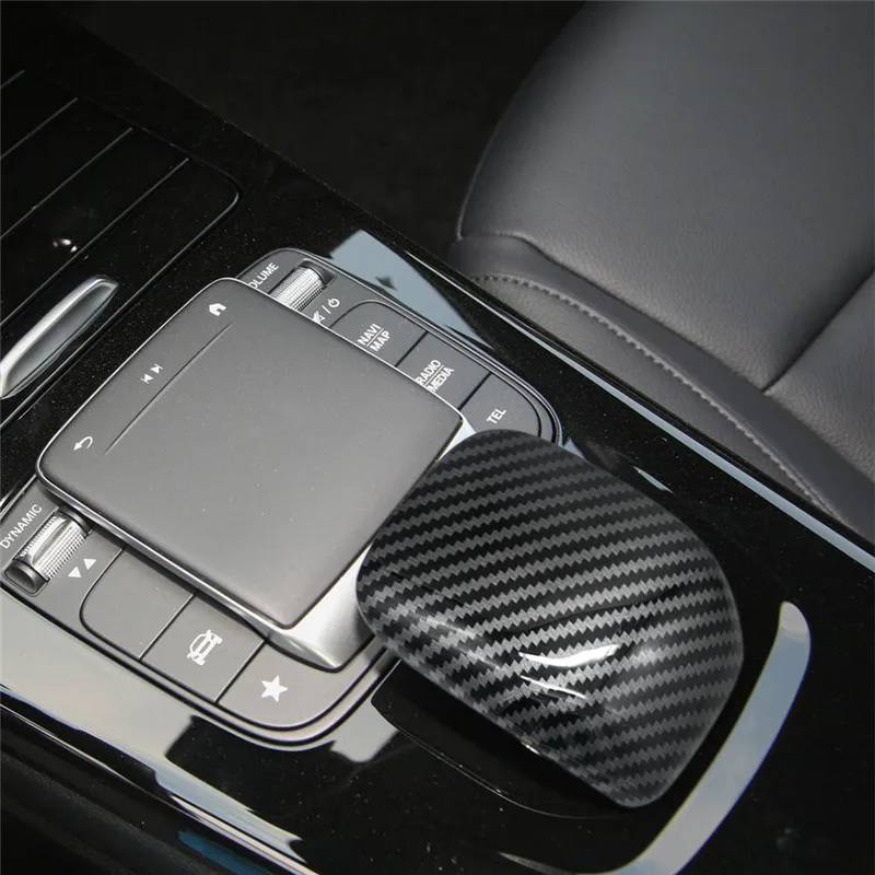 

Gear Shift Knob Cover Trim Stickers Compatible with For Mercedes Benz A-Class 2018-2022 Gear Lever Protective Shell Shifter Head