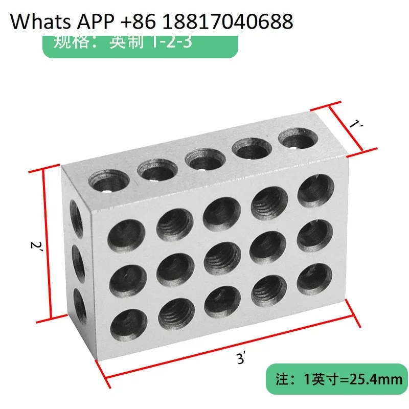 Inch 1-2-3 Parallel Cushion, Metric 25-50-70 Machine Milling Machine Vise High Cushion Gauge High Precision