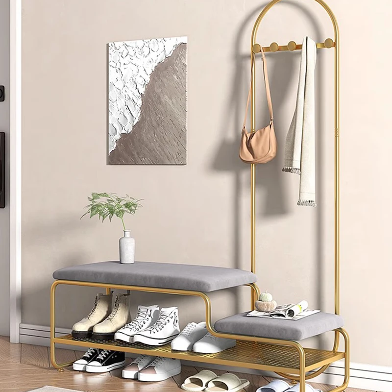 Luxury Clothing Rack Schedari Shelf Stand Clothing Rail Corner Space Saving Sideboards Ropero Armables Entrance Hall Furniture