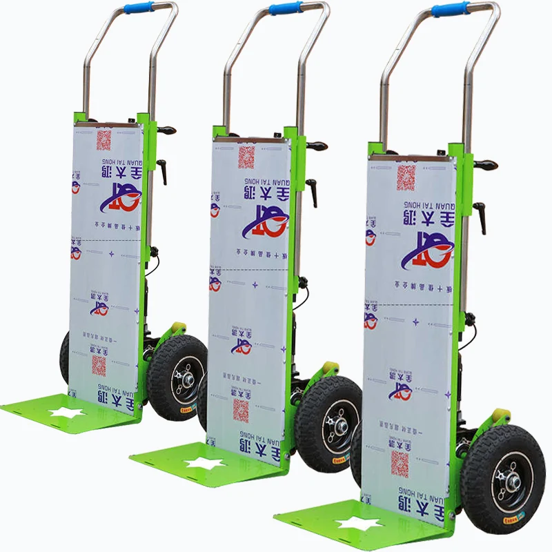 

24A Electric Stair Climbing Car Hand Trolley Stair Climber Machine 48V Stair Climbing Machine Electric Hand Truck For Transport