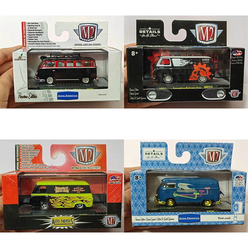 

M2 1:64 Dodge Bus Van Alloy Car Model Collection Ornaments Spot Goods
