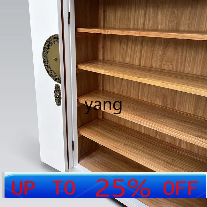 

Lmm new Chinese shoe cabinet Zen entrance decorative cabinet tea cabinet solid wood
