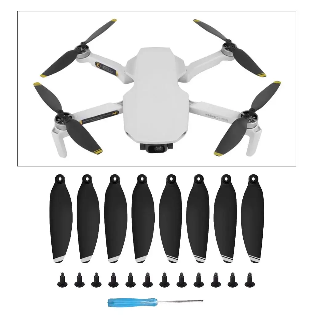RC Propeller Quick Release Folding Paddle Carbon Fiber Spare Parts Kit for Mini Quadcopter Accessories