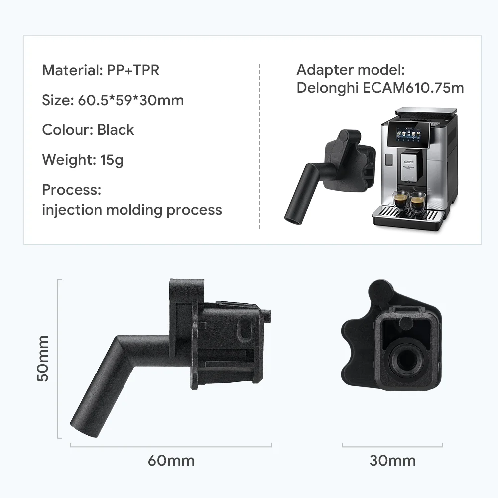 icafilas Cleaning Nozzle for Delonghi ECAM610.75.MB Mahcine Descaling Nozzle Tool