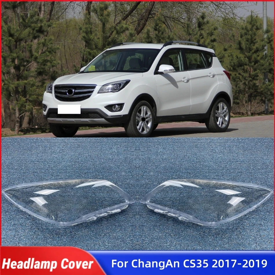 

For ChangAn CS35 2017 2018 2019 Auto Accessory Shade Headlight Headlamp Shell Car Front Headlight Lens Cover Lights Shell