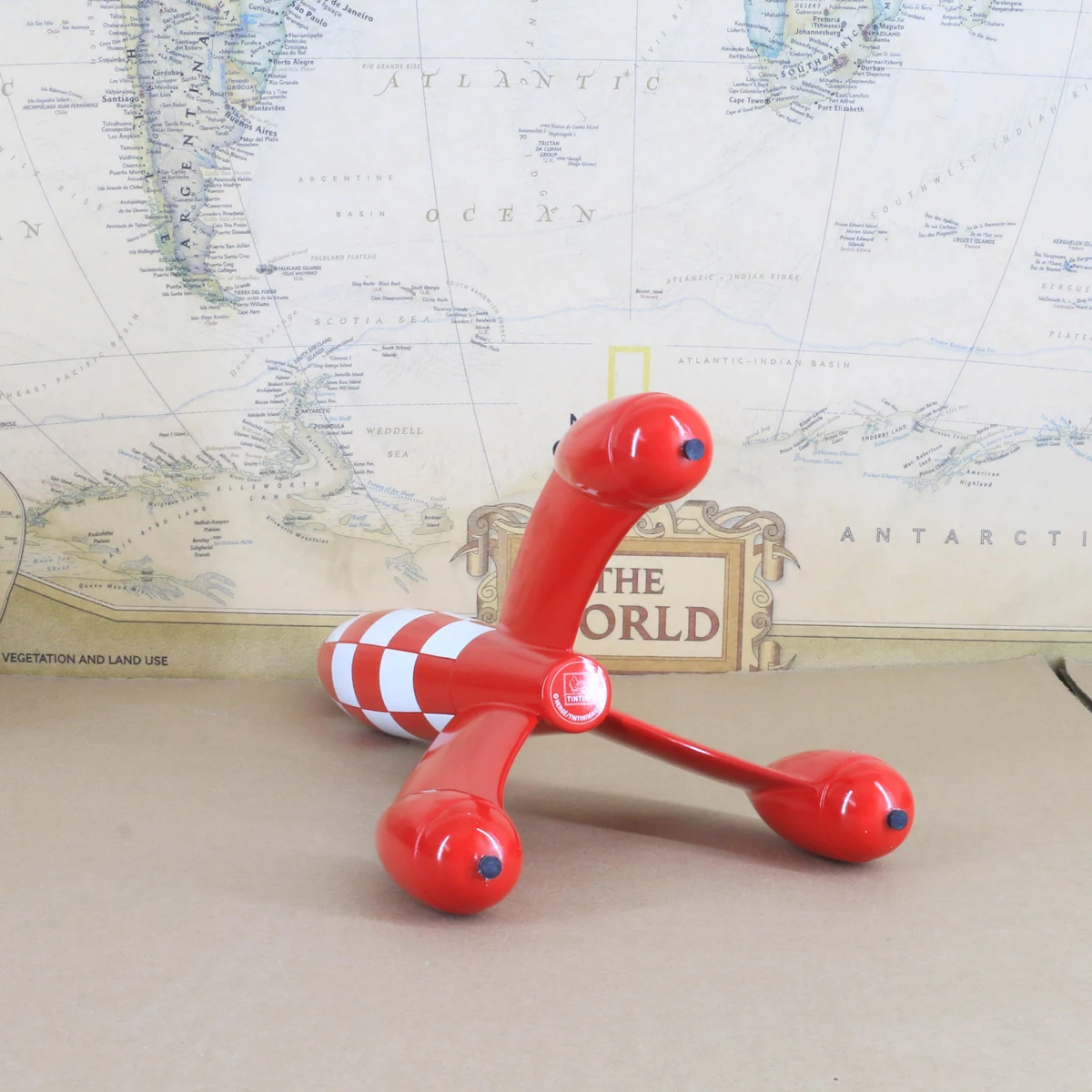 

Новая версия. Модель космической ракеты, бельгия, комический объектив, Lune Moon Aventures, травяная фигурка, декор 30 см