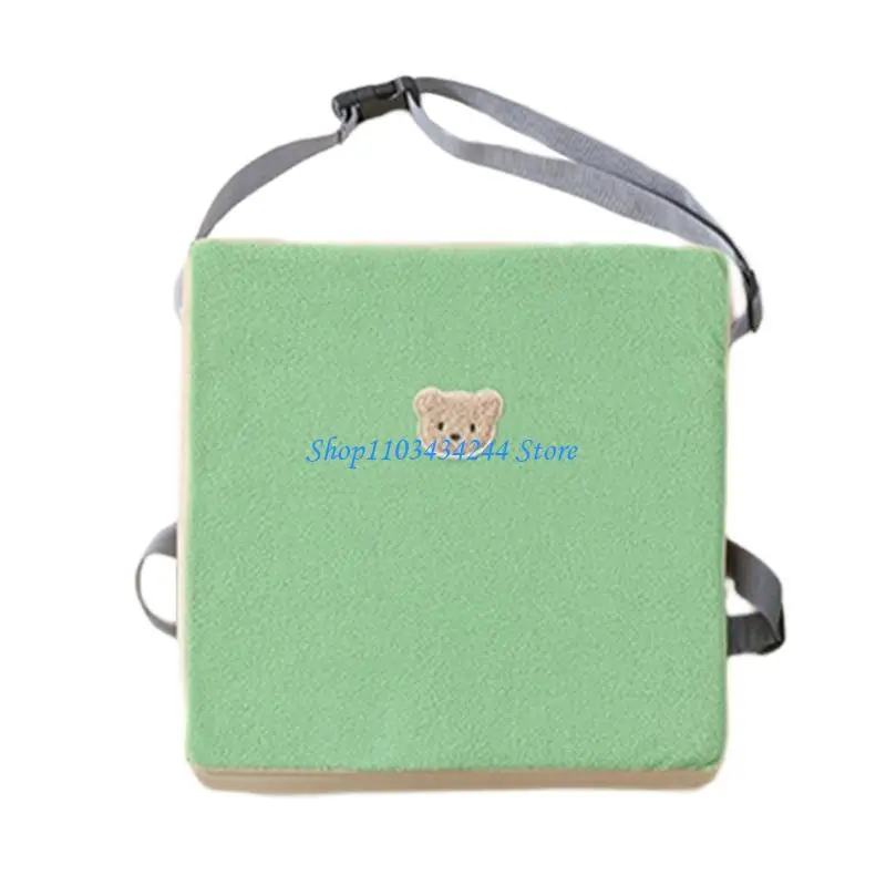 وسادة داعمة للأطفال مناسبة للسفر وكراسي طعام للأطفال وسادة لتعزيز الارتفاع لتناول الطعام مع حزام آمن قابل للتعديل #1