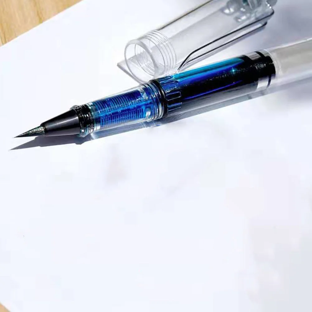 3 Stück Pinsel Stift Studenten Stifte tragbare Kalligraphie Tasche Aquarell Kunststoff nachfüllbare Tinte üben