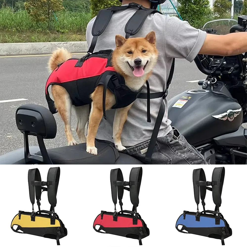 Cat Dog Bag Outing Double Hugging Backpack Puppy Outdoor Breathable Convenient Four Legs Carrying Bag Cycling Backpack Outdoor