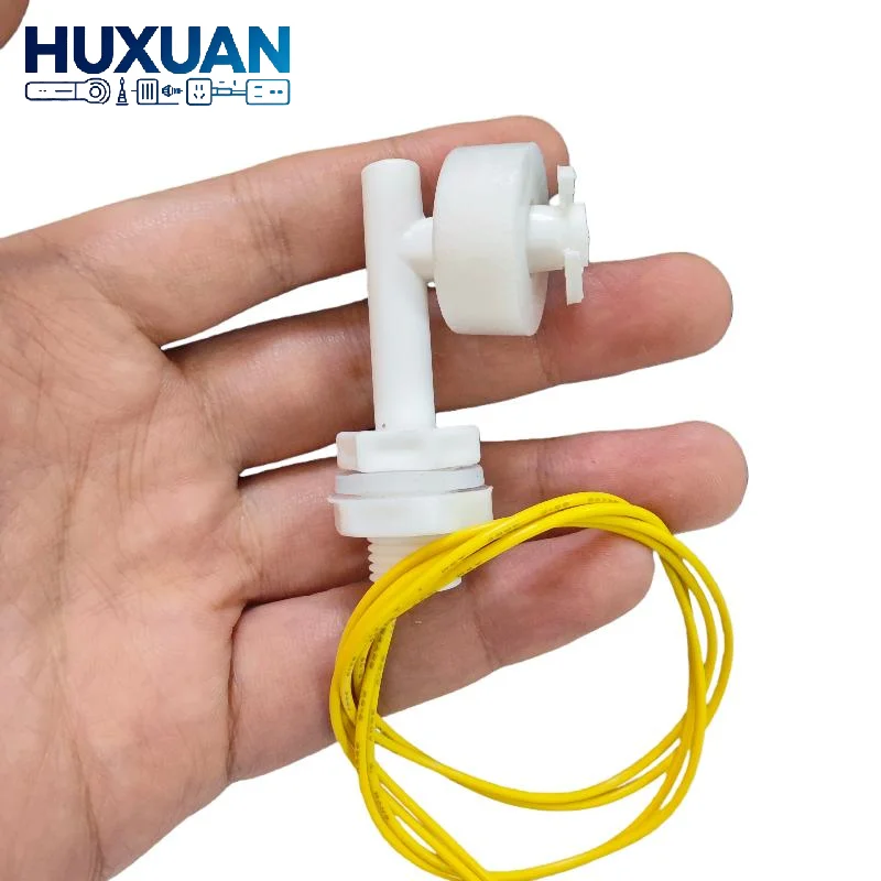 【W】1Pcs Fish Tank Sensor Switch DC 220V Liquid Water Level Sensor Float Switch Right Angle Flow Measuring Instruments Tools