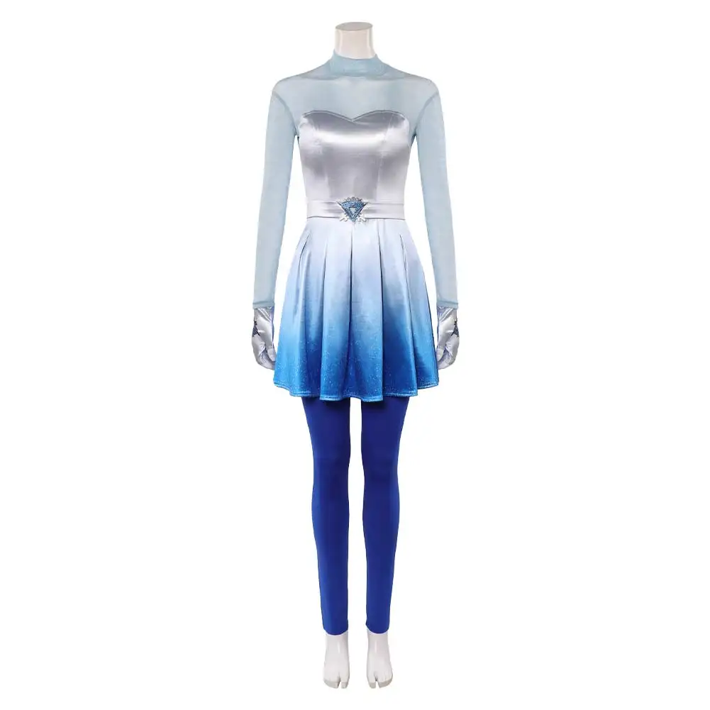 Women Chloe Cosplay Costume 2026 Movie Descendants Fancy Roleplay Dress Coat Pants Gloves Belt Set Halloween Carnival Party Suit view 5