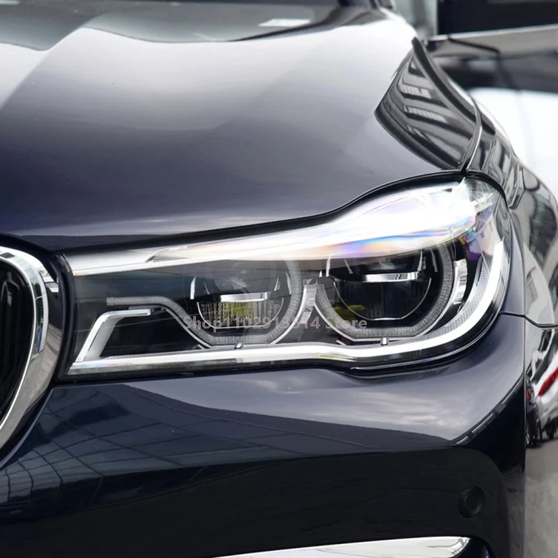 

Car Headlight Vinyl Restoration Transparent Black Protective Film Car Light Sticker For BMW 7 Series G11 G12 2016-2018