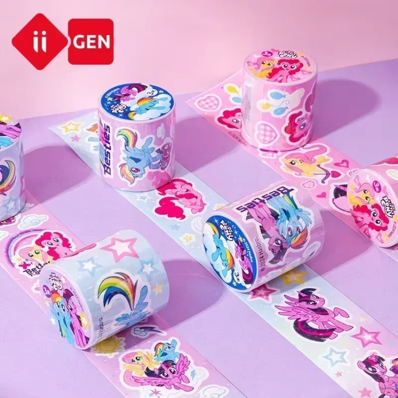 Iigen My Little Pony Night Glow Reward Stickers Decoration Cartoon Cute Ledger Stationery Box Luminous Christmas Birthday Gift