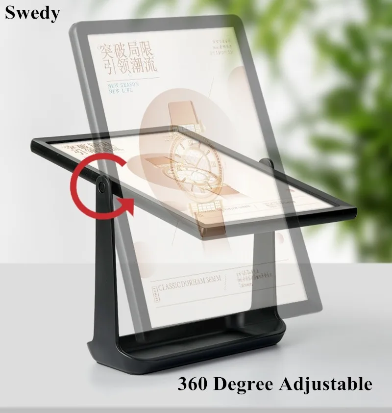 A5 148x210mm Table Plastic Sign Holder Stand Photo Picture Poster Frame Desktop  Restaurant Bar Menu Paper Holder