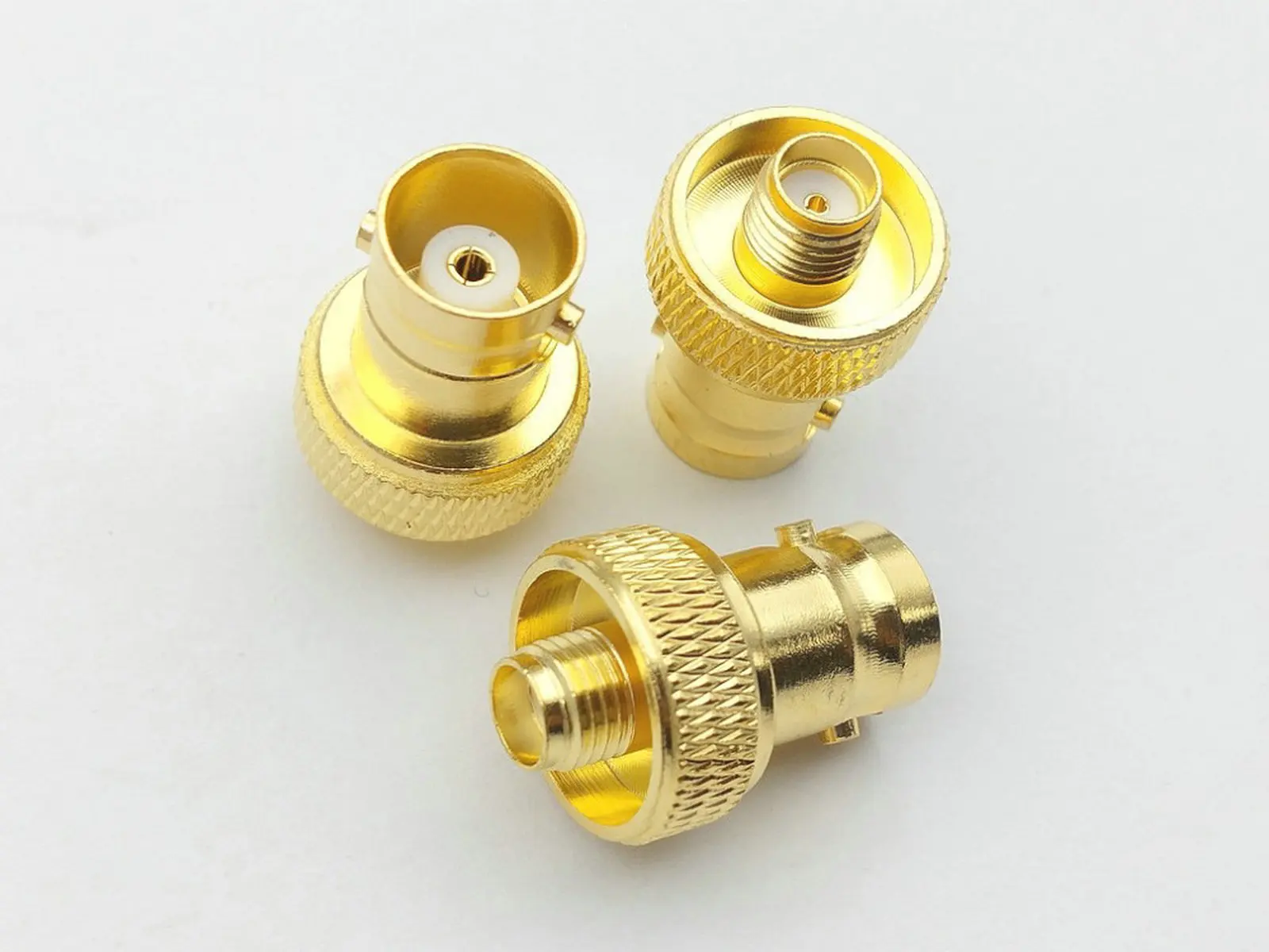 20pcs/100PCS Gold plated SMA Female Jack to BNC Female plug RF Adapter connector