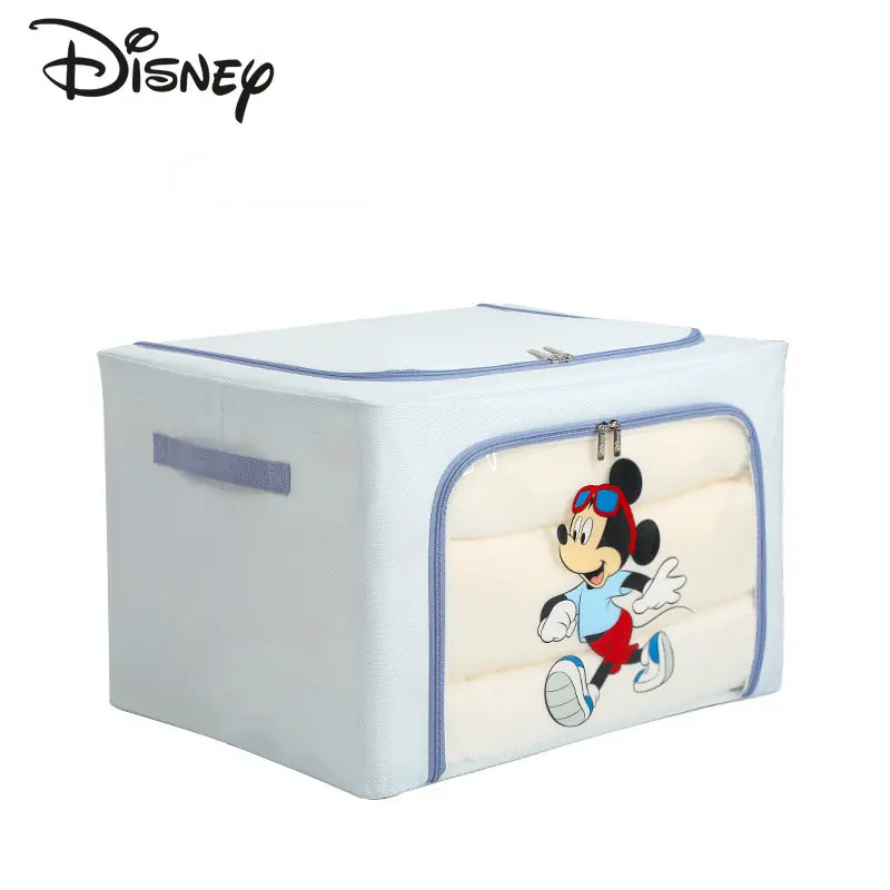 Disney-caja de almacenamiento multifuncional, bolsa de equipaje de gran capacidad con dibujos animados, a la moda y de alta calidad, novedad