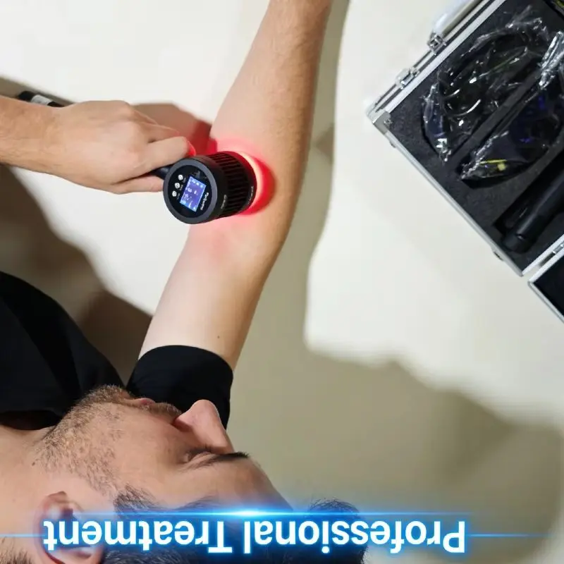 

5W 650nm 808nm 25 Diodes Dual Wavelength Cold Laser, Home Use Medical Grade for Meniscus Tear Pain Tissue Regrowth