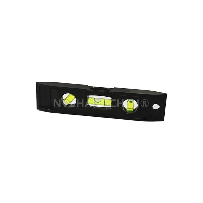 Magnetic Horizontal Ruler 3 Bubble Mini Spirit Level Ruler Pocket Portable Spirit Level For DIY Balance Measure Tool