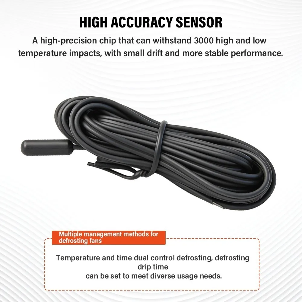 /Digital /Temperature /Controller 220V Thermostat With 3 Output Relays For Refrigeration Cold Storage Defrost Fan Control view 3