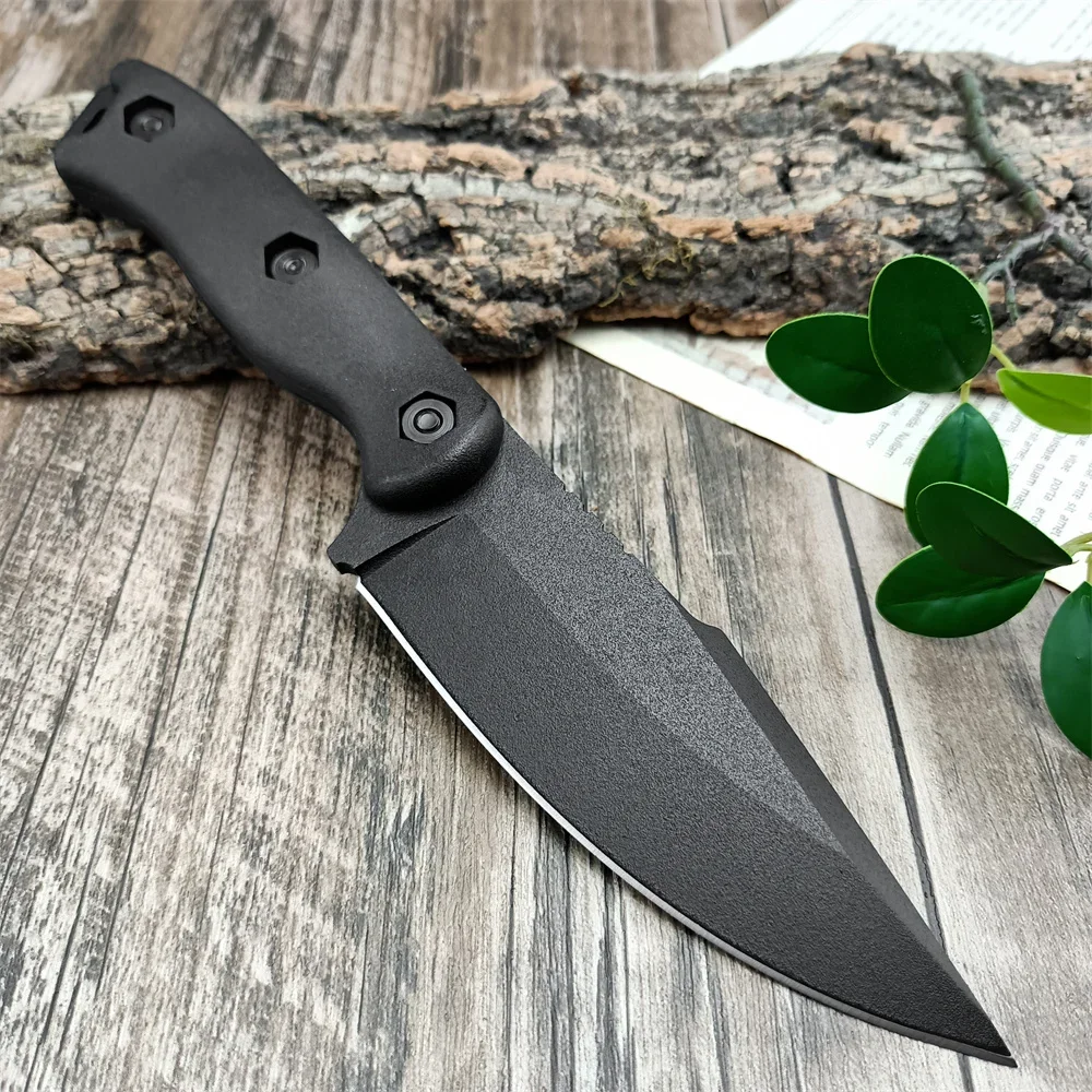 BK18 Fixed Blade D2 Blade Nylon Fiberglass Handle High Quality Belt Knife EDC Hunting Camping Tactical Tool with Kydex Sheath