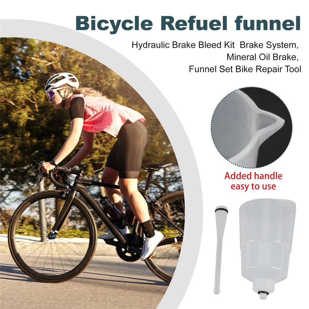 Kit de purga de freno hidráulico para sistema de frenos SHIMANO, freno de aceite Mineral, juego de embudo, herramienta de reparación de bicicletas CALIENTE