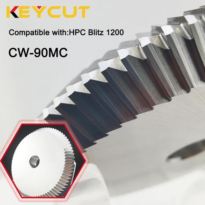 เครื่องตัด HPC CW-90MC เหมาะกับเครื่อง HPC 90 °   SFIC สําหรับหอพักทั้งหมดของเครื่องมือช่างทํากุญแจหลังการขายแบบแกนที่เปลี่ยนได้