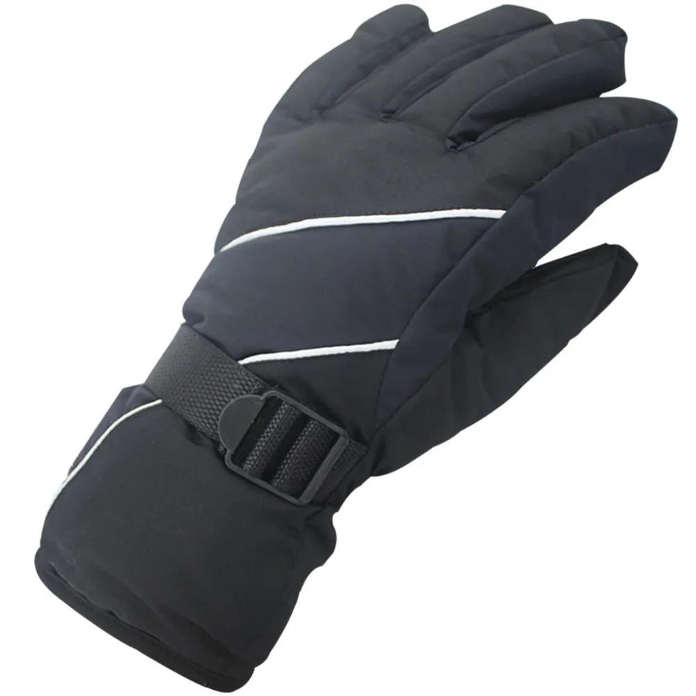

Men's Windproof Ski Gloves with Striking 2-Tone Contrast Design Adjustable Buckle Wrist for Snowboarding Skiing Sledding Snow