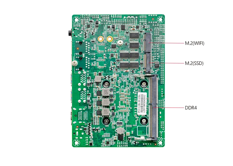 لوحة أم صناعية 3.5 بوصة EPIC لوحة أم صغيرة للكمبيوتر Intel 12th I5 1235U 2 HD LVDS RJ45 LAN 6 RS232 COM Linux Win10 11