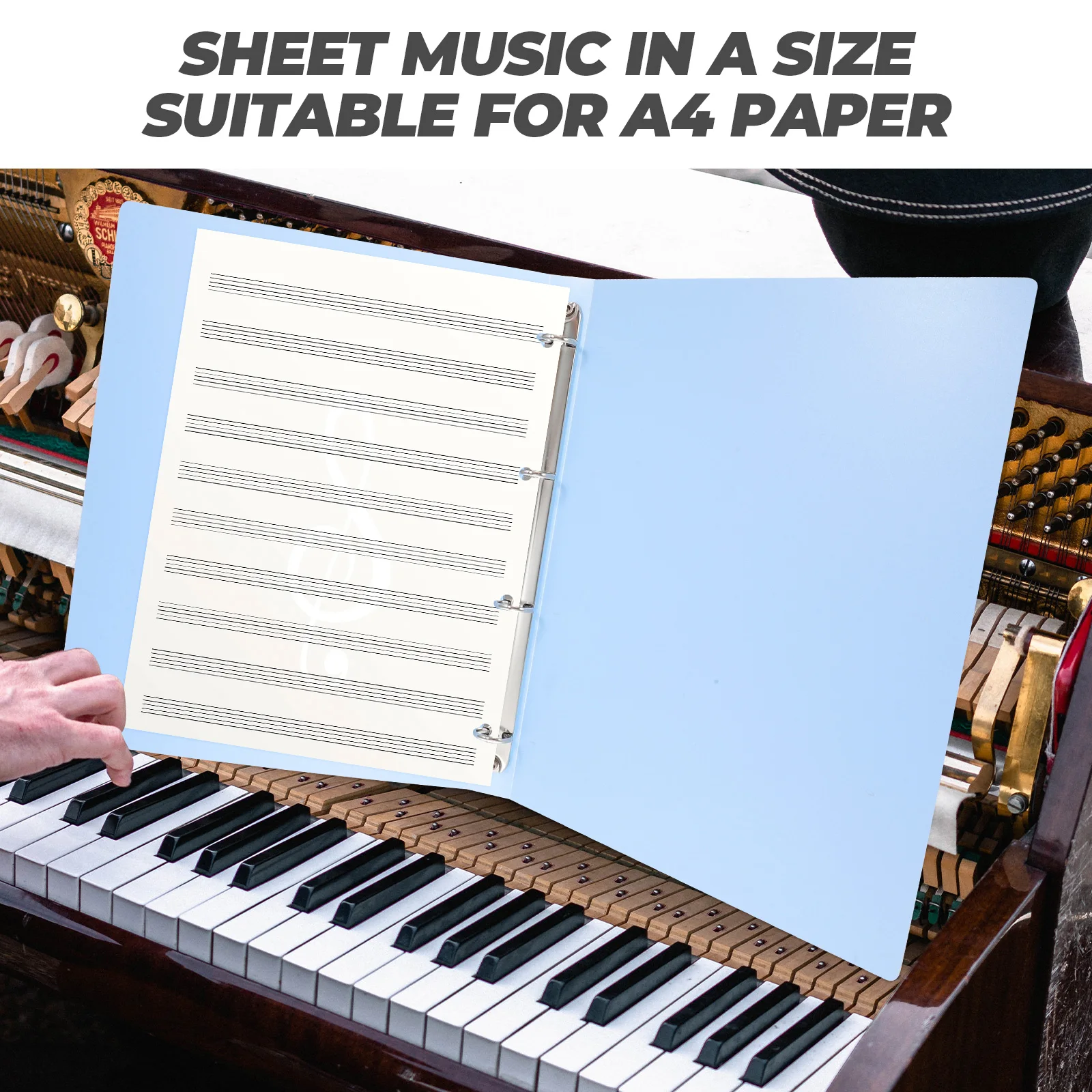 A4 Four-Hole File Folder Wear-Resistant Adjustable Document Organizer For School Office Home Use File Storage Binder