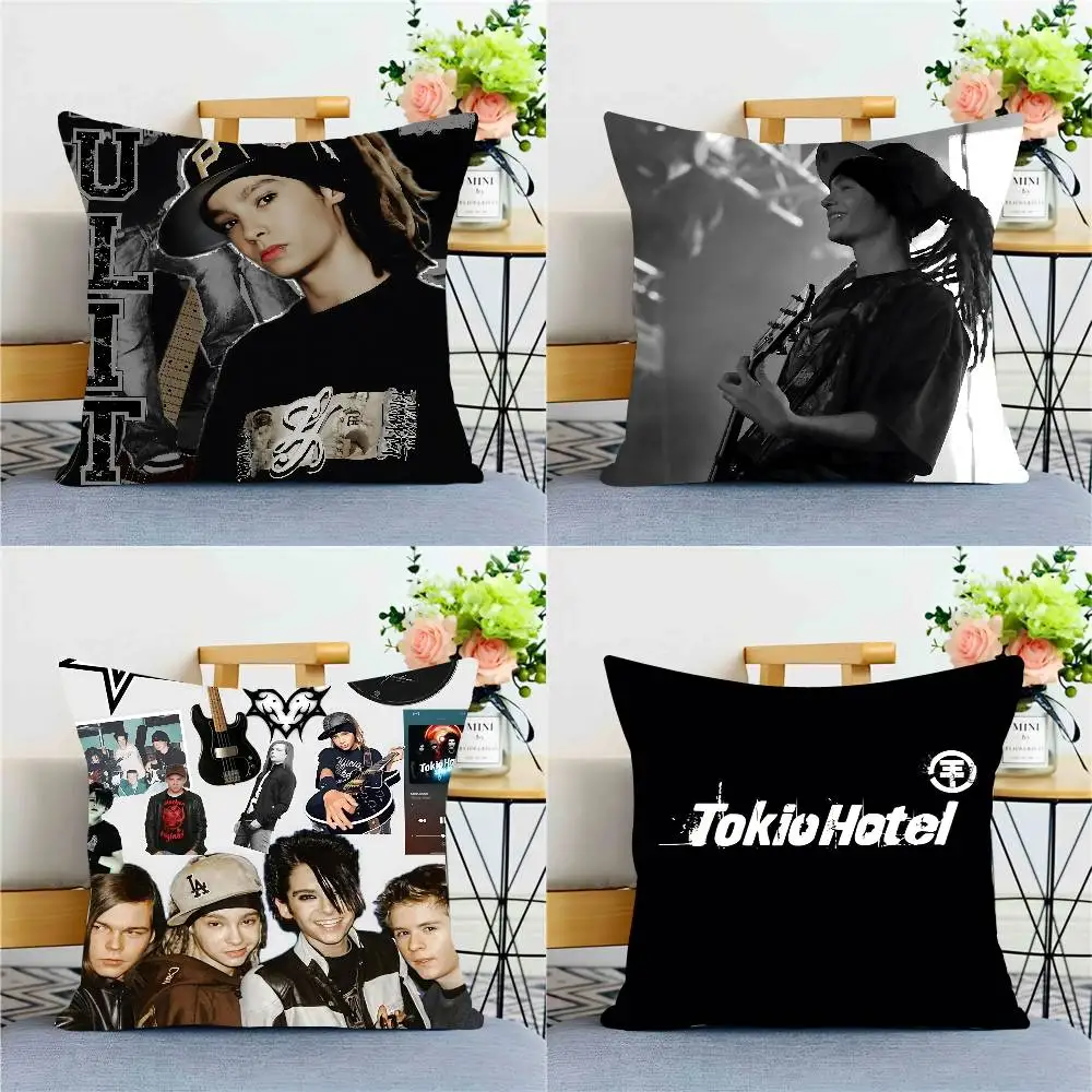 1PC Bill Kaulitz Tom Tokio Hotel Klassische Kissen Fall Platz Schlafzimmer Sofa Freizeit Komfort Kissen Auto Hause Dekoration