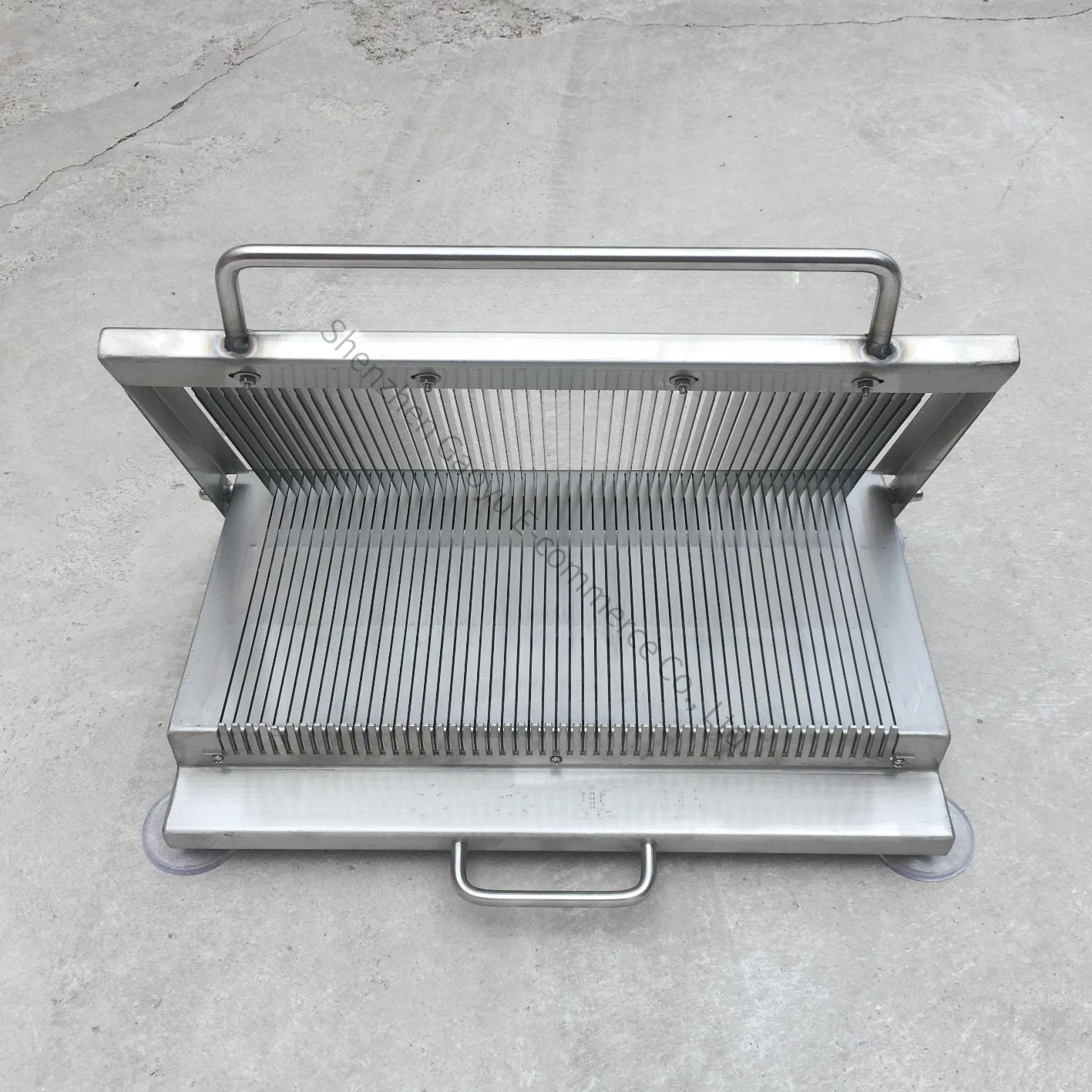41-20mm Manual Cool Skin Cutting Machine Thickened Stainless Steel Ham Sausage Tofu Duck Blood Snack Food Processing Equipment