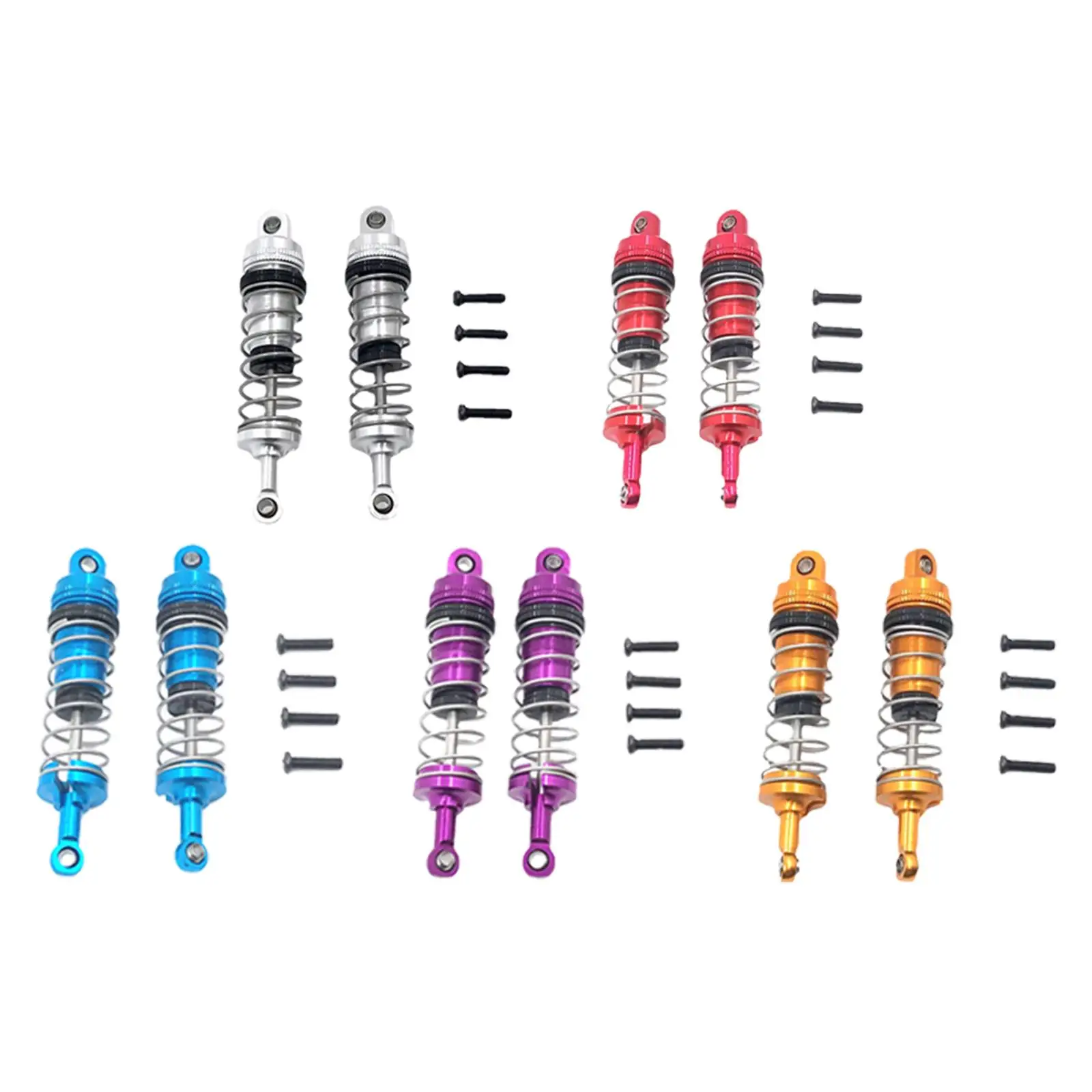 Set of Rear Shock Absorber Spare for Spielzeug 124018 124019 144001 Car