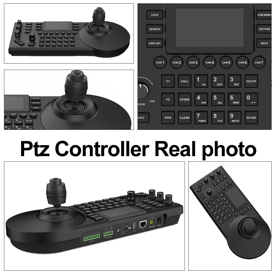 JP882N 2024 New NDI HX vMix PTZ IP Camera Joystick Controller tops control 200 pcs PTZ Cameras on vif Live Streaming