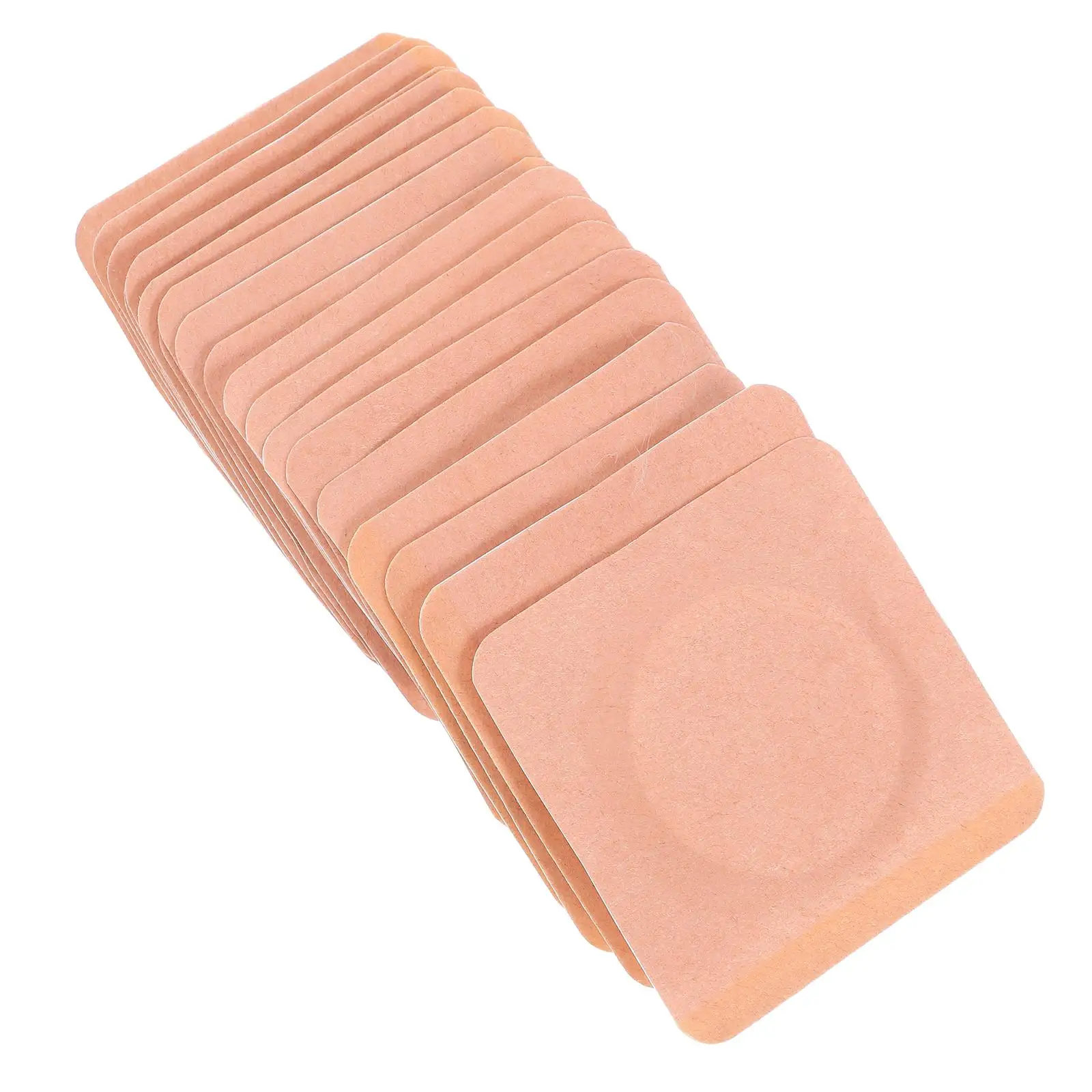 30 pezzi di cerotti per ombelico con punti di agopuntura, cerotti per piedi marrone chiaro, cerotti adesivi traspiranti in tessuto, cerotti per ombelico