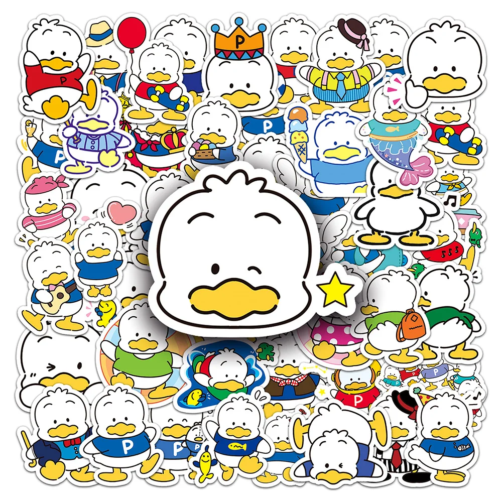 10/30/50 Uds. Lindas Pegatinas de Graffiti de Dibujos Animados de Sanrio Pekkle, Calcomanías Divertidas para Motocicleta, Equipaje, Casco, Laptop, Juguete Decorativo