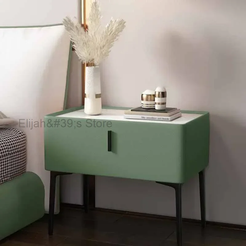 

Nightstands Household Bedroom Thicken Mute Guide With Carbon Steel Tall Feet Creativity Bedside Drawer Small Cabinet Furniture