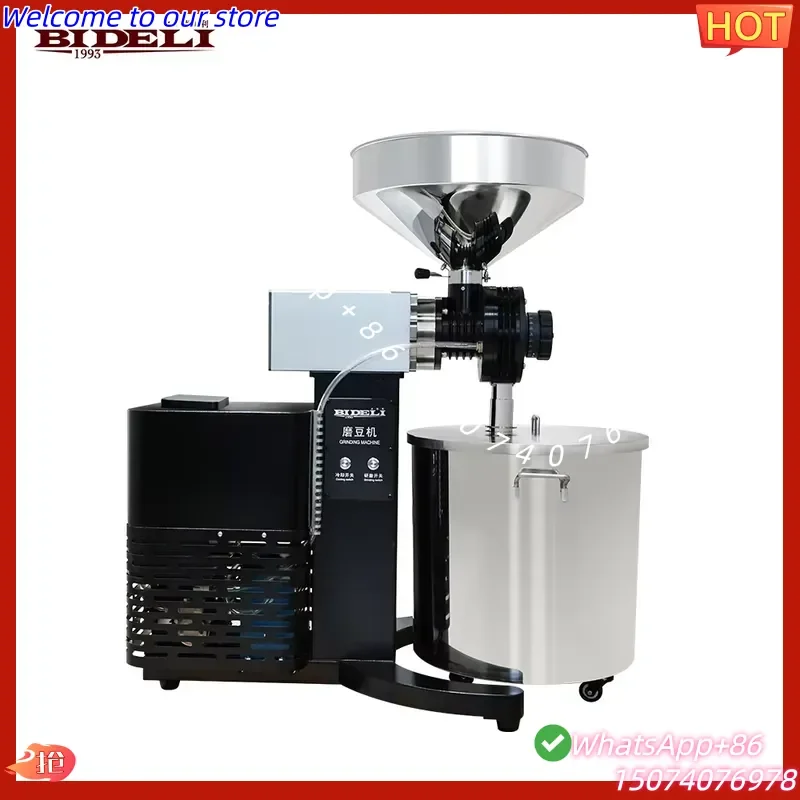 2026 Bideli Large Industrial Coffee Mill Grinder Machine Italy Housing Blade Coffee Grinder with Water Cooling System