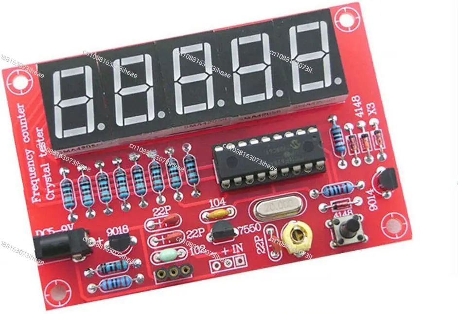 New 1Hz-50MHz Frequency Counter Kit DIY Module Board for Oscillator Digital Crystal Measure Frequency Meter Tester  Accessories