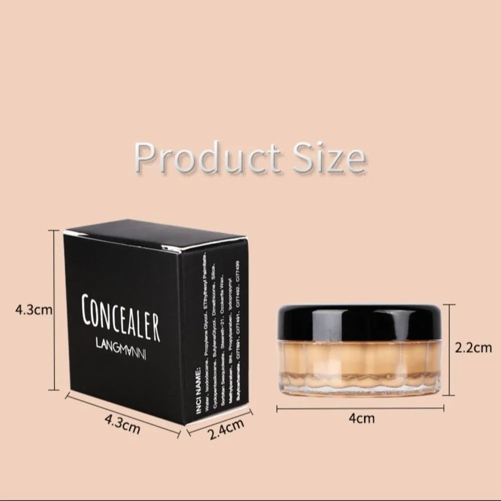 Multifuncional Face Contour Concealer para Mulheres, Base Facial, Acne Spot, Matte Primer, Full Coverage Foundation Cream, Maquiagem Cosmética