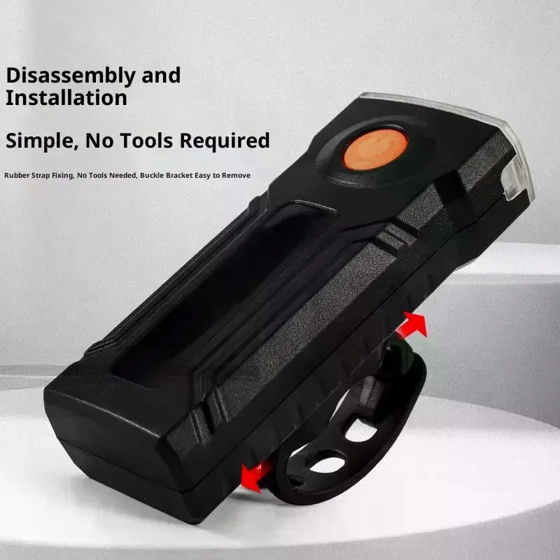 Luce per bici ricaricabile Mini fanale posteriore di avvertimento di sicurezza notturno Lampada per bicicletta anteriore posteriore LED Evidenzia fanale posteriore per bicicletta